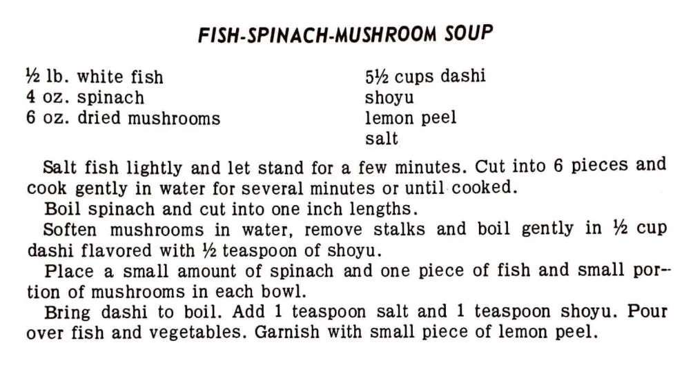 Fish-Spinach-Mushroom Soup - Kau Kau Chronicles