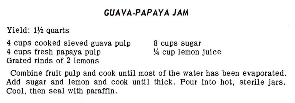 Guava-Papaya Jam - Kau Kau Chronicles