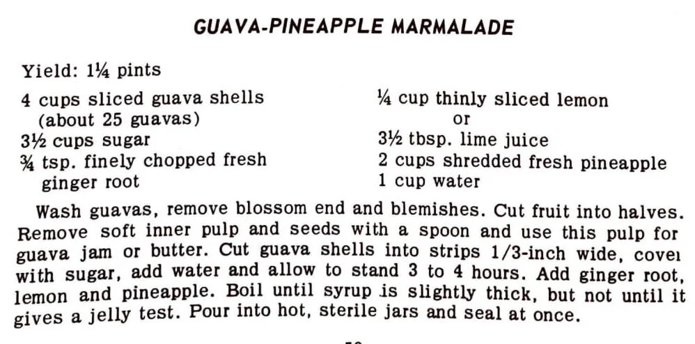 Guava-Pineapple Marmalade - Kau Kau Chronicles