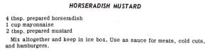 Horseradish Mustard