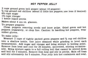Hot Pepper Jelly