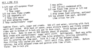 Key Lime Pie