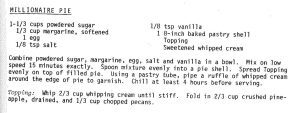 Millionaire Pie