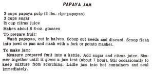 Papaya Jam