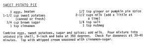 Sweet Potato Pie