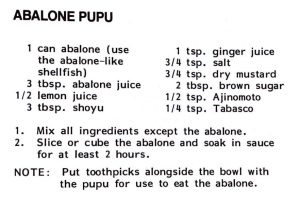 Abalone Pupu