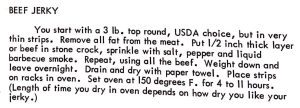 Beef Jerky