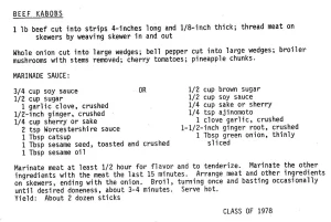 Beef Kabobs