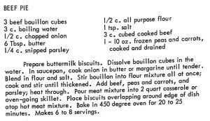 Beef Pie