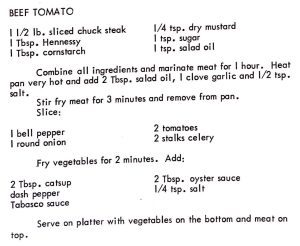 Beef Tomato