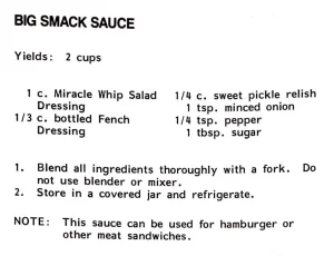 Big Smack Sauce