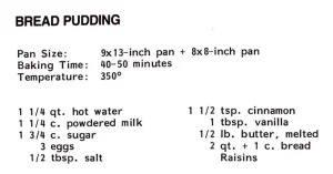 Bread Pudding