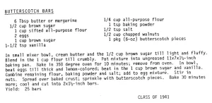 Butterscotch Bars