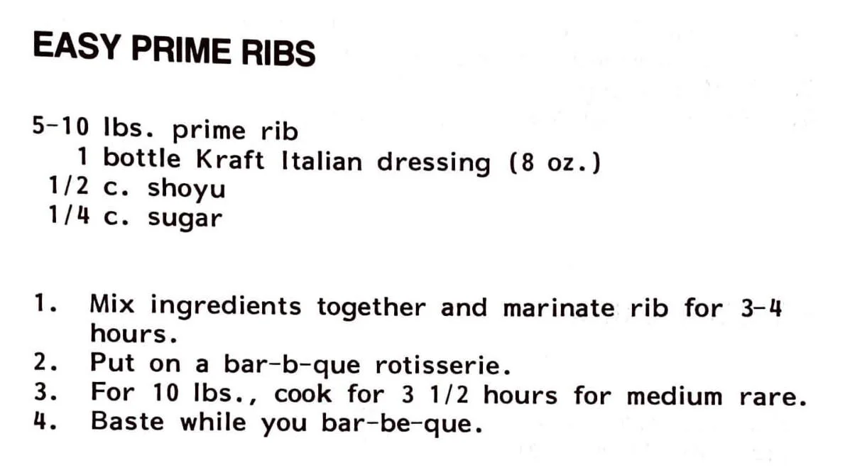 Prime Rib Printable Paper Easy Prime Ribs - Kau Kau Chronicles