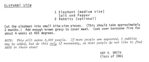 Elephant Stew