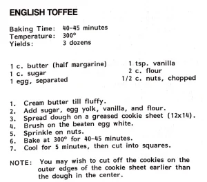 English Toffee