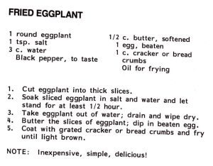 Fried Eggplant