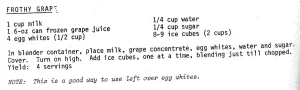 Frothy Grape