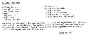 Garbage Cookies