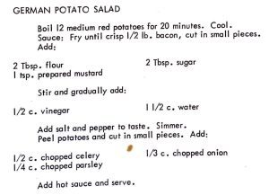 German Potato Salad