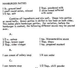 Hamburger Patties