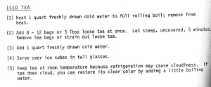 Iced Tea