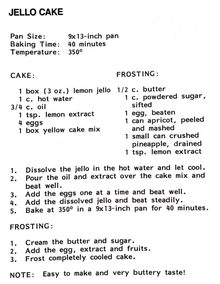 Jello Cake