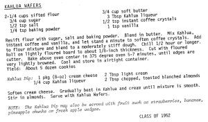 Kahlua Wafers