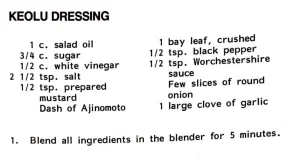 Keolu Dressing