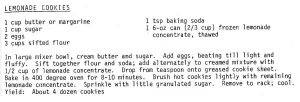 Lemonade Cookies