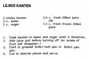 Lilikoi Kanten