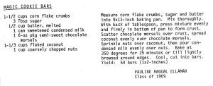 Magic Cookie Bars