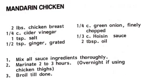 Mandarin Chicken