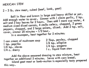 Mexican Stew