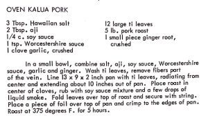 Oven Kalua Pork