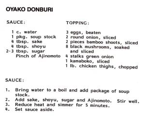Oyako Donburi