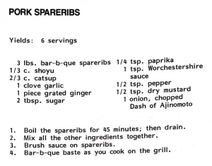 Pork Spareribs
