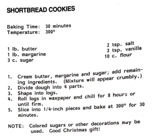Shortbread Cookies