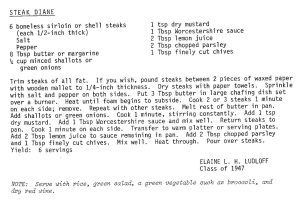 Steak Diane