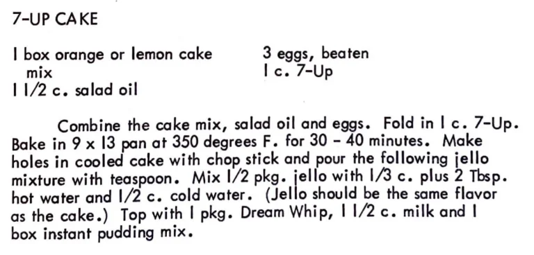 7-Up Cake
