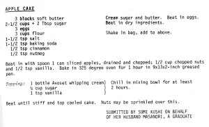 Apple Cake