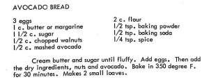 Avocado Bread
