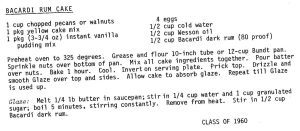 Bacardi Rum Cake