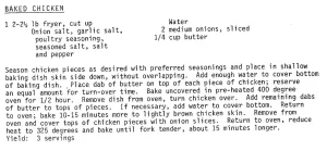 Baked Chicken