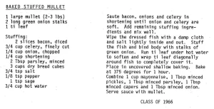 Baked Stuffed Mullet