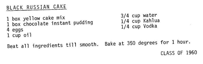 Black Russian Cake