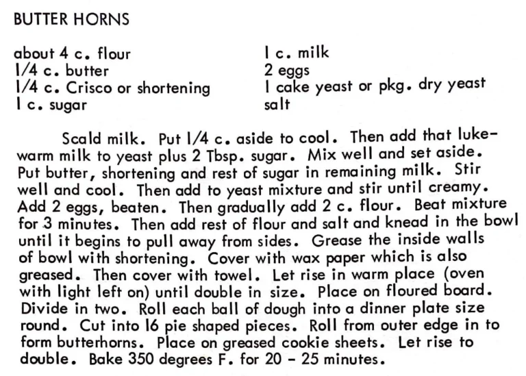 Butter Horns