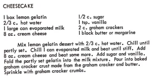 Cheesecake
