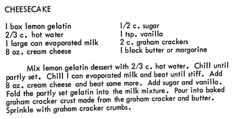 Cheesecake