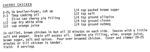 Cherry Chicken